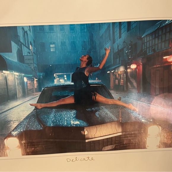 Taylor Swift delicate car lithograph reputation era
